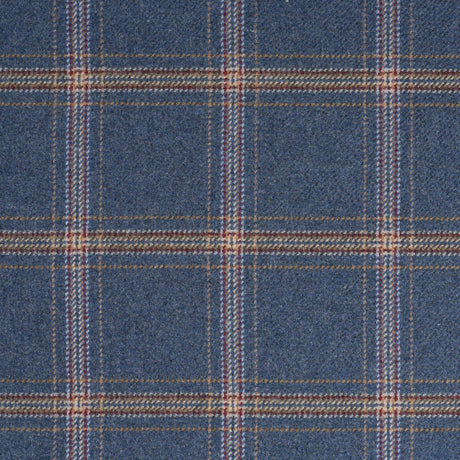Schumacher Blackburn Merino Plaid Denim Fabric