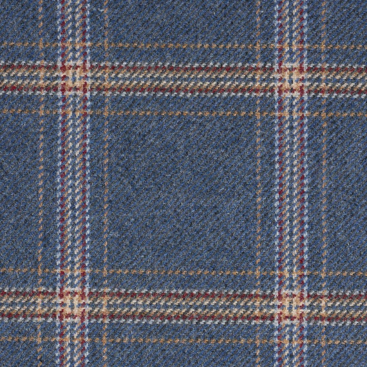 Schumacher Blackburn Merino Plaid Denim Fabric