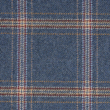 Schumacher Blackburn Merino Plaid Denim Fabric