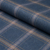 Schumacher Blackburn Merino Plaid Denim Fabric