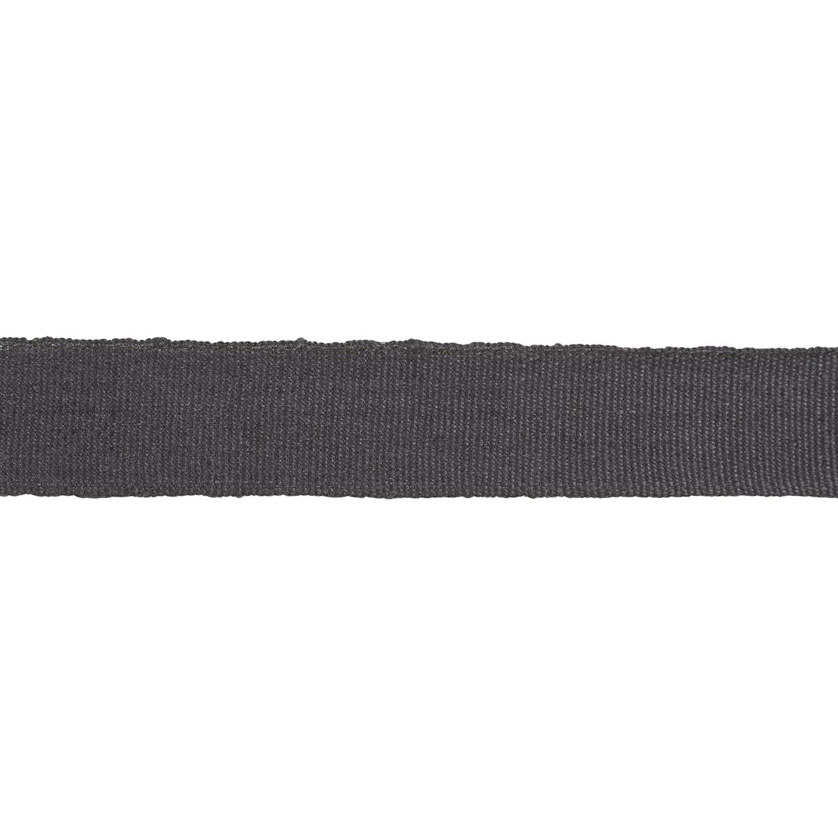 Schumacher Charcoal Mathias Linen Tape Medium