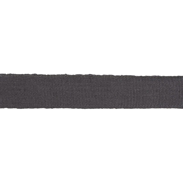 Schumacher Charcoal Mathias Linen Tape Medium
