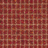 Schumacher Hudson Wool Check Rust Fabric