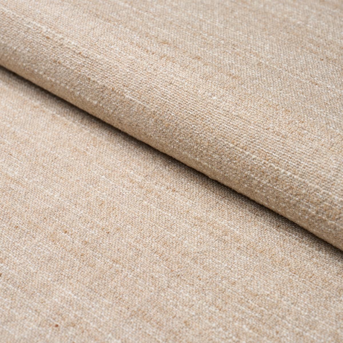 Schumacher Atlas Wool Texture Oat Fabric