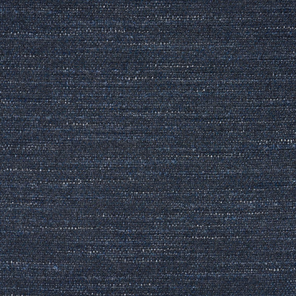 Schumacher Atlas Wool Texture Indigo Fabric