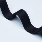 Schumacher Black Mathias Linen Tape Medium
