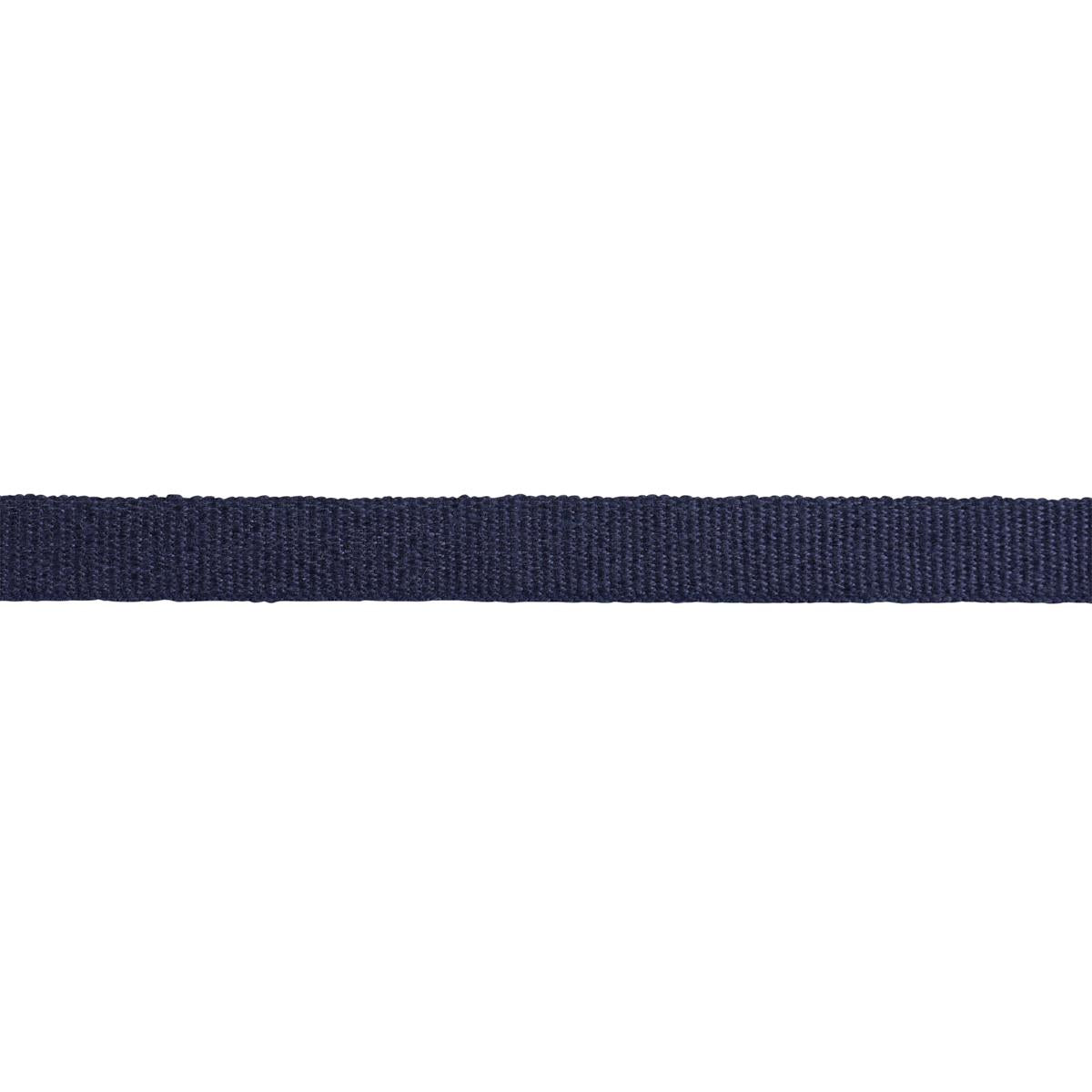 Schumacher Navy Mathias Linen Tape Narrow