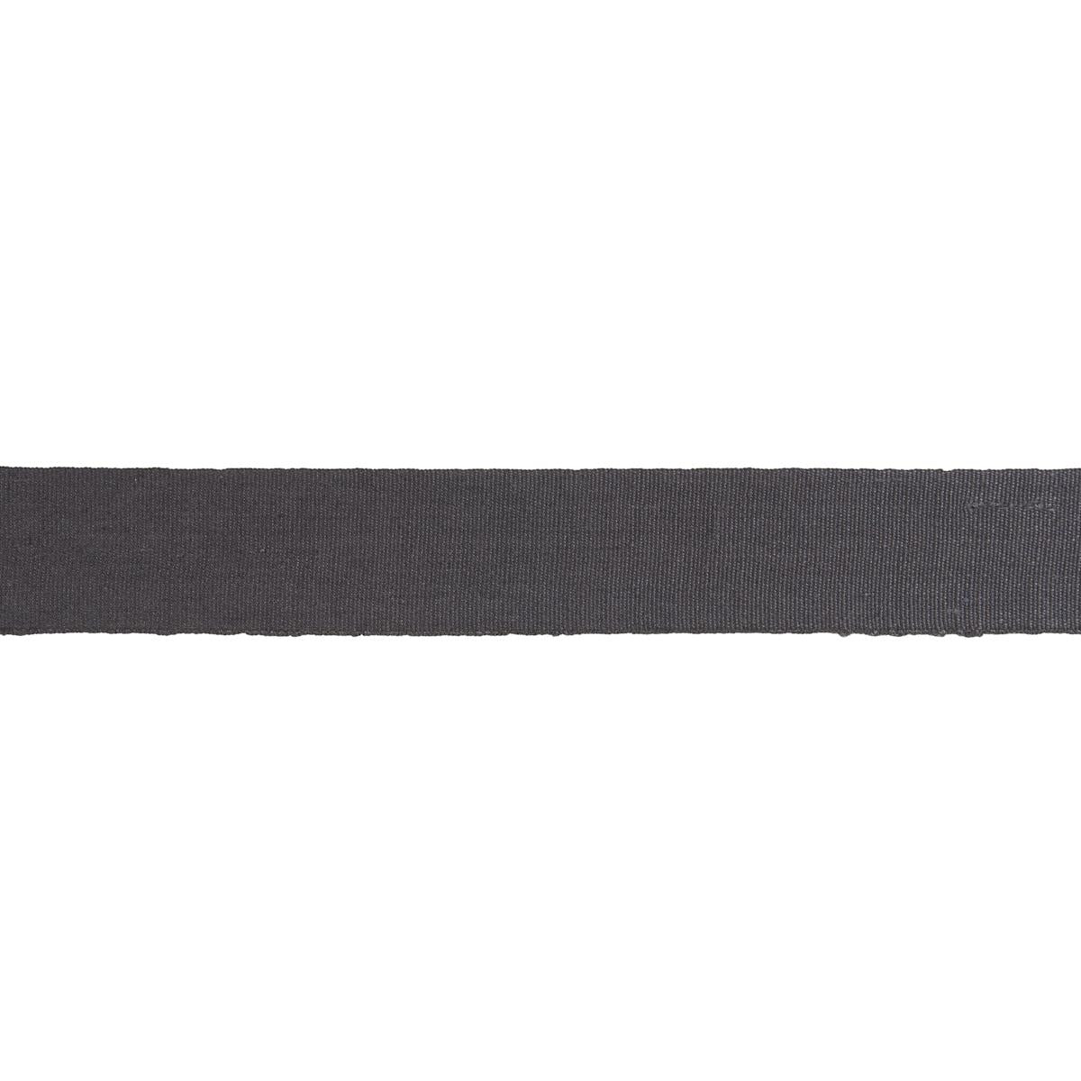 Schumacher Charcoal Mathias Linen Tape Wide