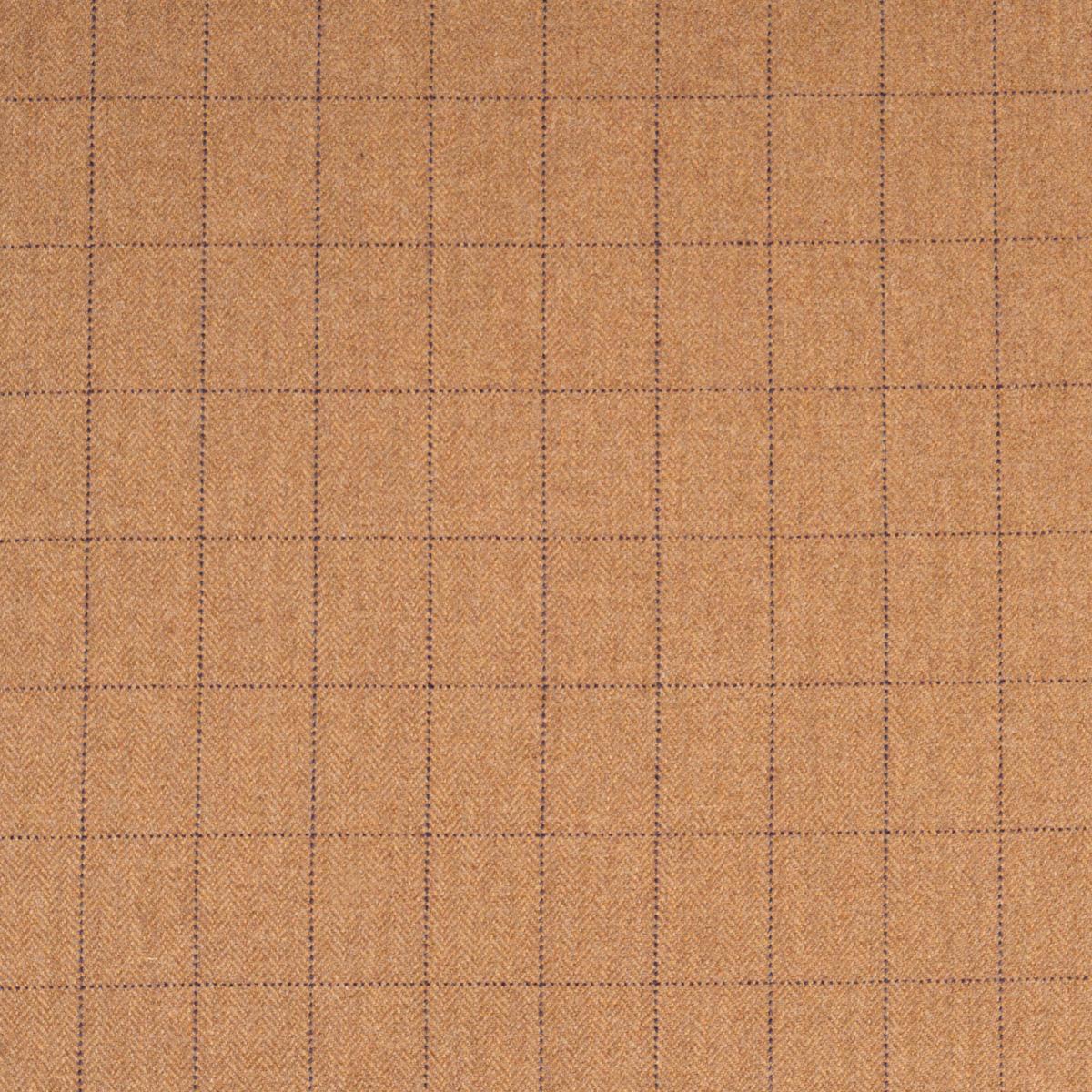 Schumacher Thompson Merino Windowpane Camel Fabric