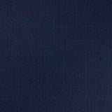 Schumacher Thompson Merino Windowpane Navy Fabric