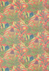 Thibaut Protea Print Coral Fabric