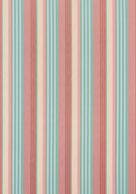 Thibaut Esprit Stripe Pool And Spice Fabric