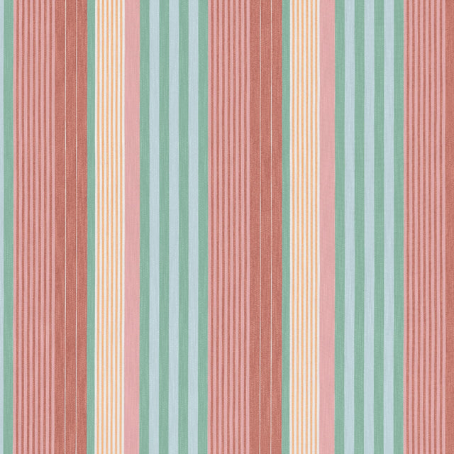 Thibaut Esprit Stripe Pool And Spice Fabric