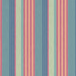 Thibaut Esprit Stripe Cornflower And Peony Fabric