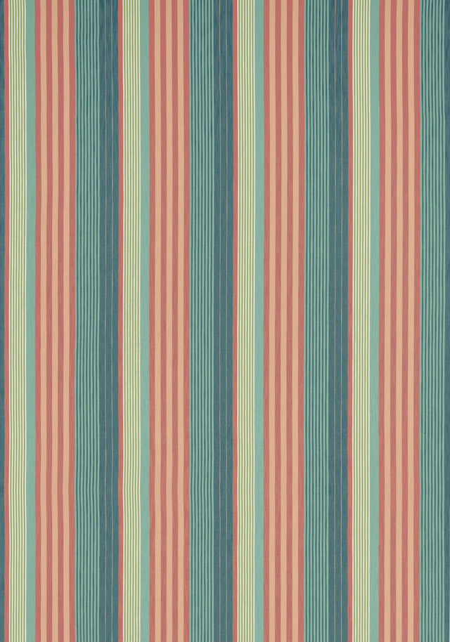 Thibaut Esprit Stripe Pine And Mimosa Fabric