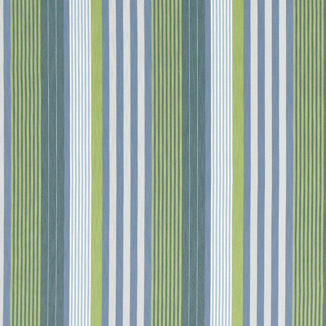 Thibaut Esprit Stripe Bermuda And Kiwi Fabric