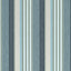 Thibaut Esprit Stripe Navy And Sky Fabric