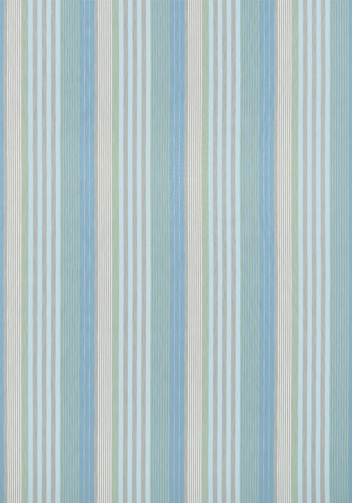 Thibaut Esprit Stripe Sky And Sand Fabric