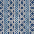 Thibaut Trelliage Navy And Cadet Fabric