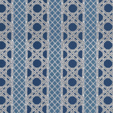 Thibaut Trelliage Navy And Cadet Fabric