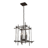 Hubbardton Forge 2023 Oil Rubbed Bronze Tura 4-Light Small Chandelier