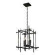Hubbardton Forge 2023 Ink Tura 4-Light Small Chandelier