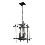 Hubbardton Forge 2023 Ink Tura 4-Light Small Chandelier