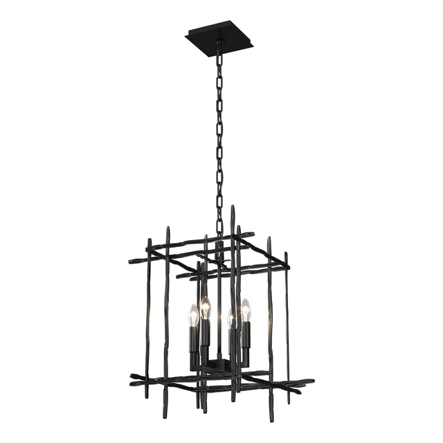 Hubbardton Forge 2023 Ink Tura 4-Light Small Chandelier
