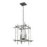 Hubbardton Forge 2023 Sterling Tura 4-Light Small Chandelier