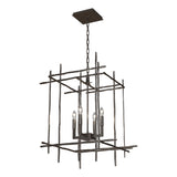 Hubbardton Forge 2023 Oil Rubbed Bronze Tura 4-Light Medium Chandelier