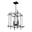 Hubbardton Forge 2023 Ink Tura 4-Light Medium Chandelier