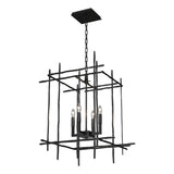 Hubbardton Forge 2023 Ink Tura 4-Light Medium Chandelier