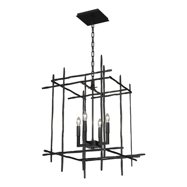Hubbardton Forge 2023 Ink Tura 4-Light Medium Chandelier