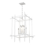 Hubbardton Forge 2023 White Tura 8-Light Large Chandelier