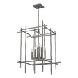 Hubbardton Forge 2023 Natural Iron Tura 8-Light Large Chandelier