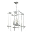 Hubbardton Forge 2023 Vintage Platinum Tura 8-Light Large Chandelier