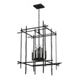 Hubbardton Forge 2023 Ink Tura 8-Light Large Chandelier