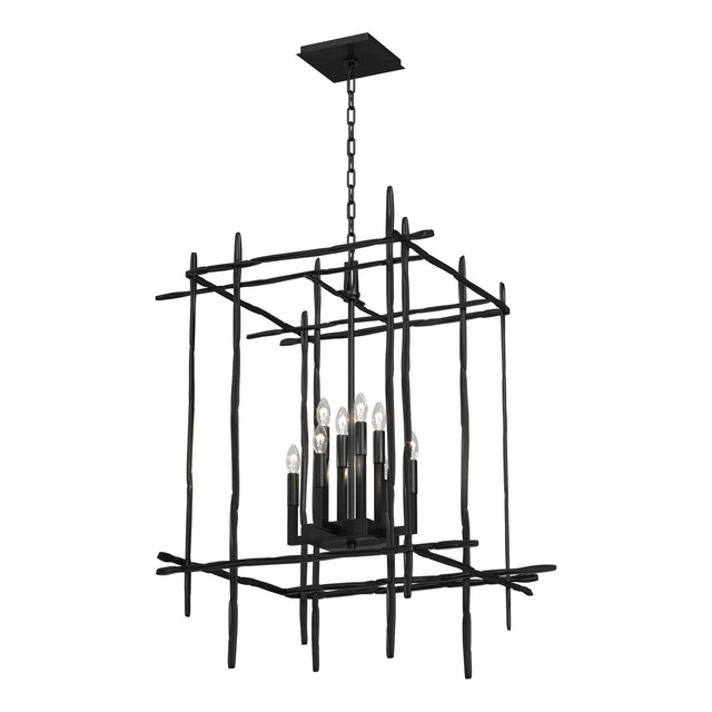 Hubbardton Forge 2023 Ink Tura 8-Light Large Chandelier