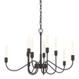 Hubbardton Forge 2014 Oil Rubbed Bronze Lisse 10 Arm Chandelier