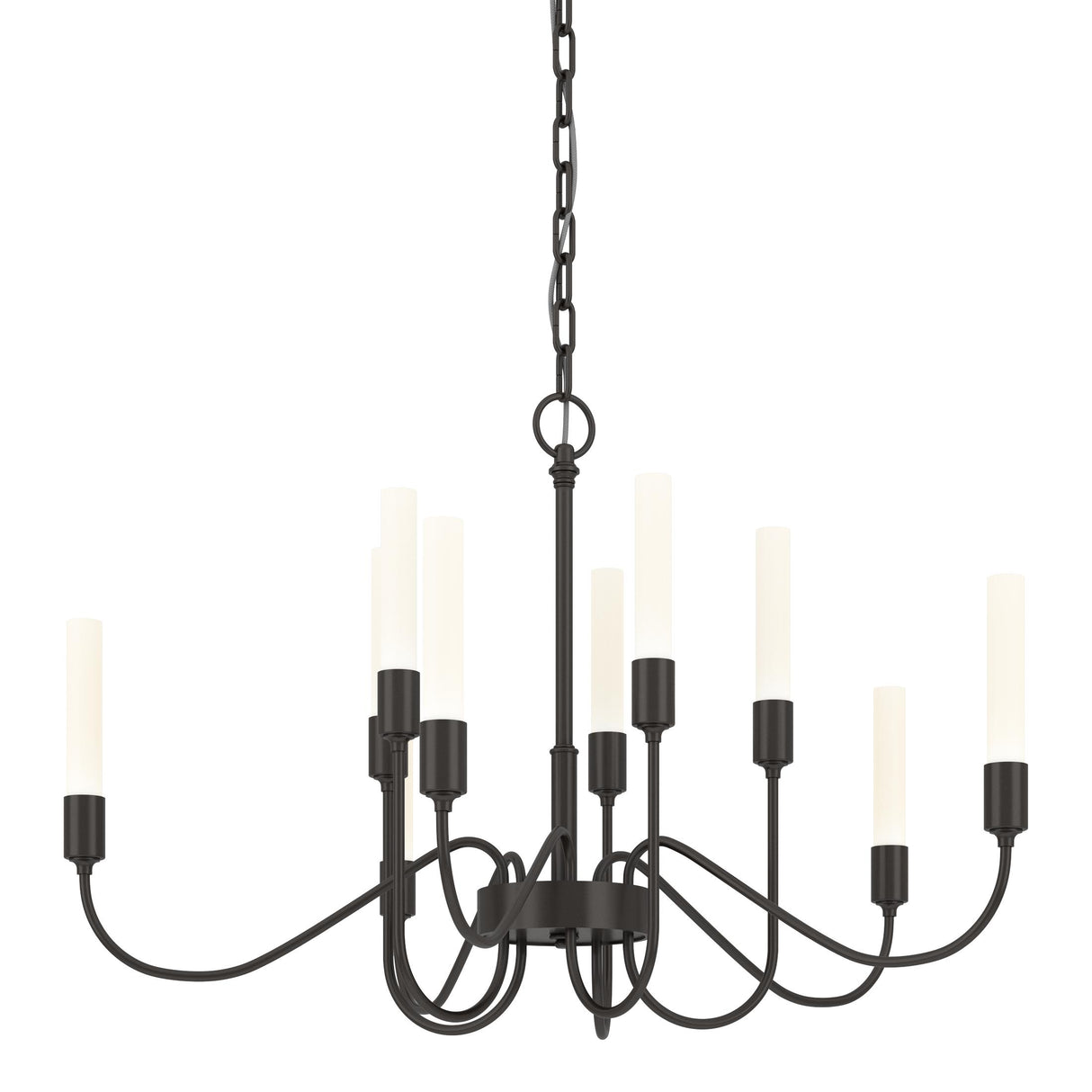 Hubbardton Forge 2014 Oil Rubbed Bronze Lisse 10 Arm Chandelier