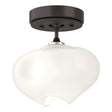 Hubbardton Forge 2022 Oil Rubbed Bronze Oil Rubbed Bronze Frosted Glass (FD) Ume 1-Light Semi-Flush