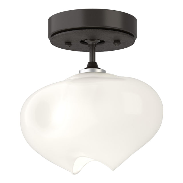 Hubbardton Forge 2022 Oil Rubbed Bronze Oil Rubbed Bronze Frosted Glass (FD) Ume 1-Light Semi-Flush