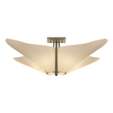 Hubbardton Forge 2011 Soft Gold Spun Frost (SH) Kirigami Semi-Flush