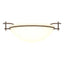 Hubbardton Forge 2002 Bronze Opal Glass (GG) Moonband Semi-Flush