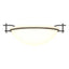 Hubbardton Forge 2002 Oil Rubbed Bronze Opal Glass (GG) Moonband Semi-Flush