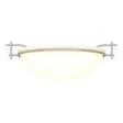 Hubbardton Forge 2002 Vintage Platinum Opal Glass (GG) Moonband Semi-Flush