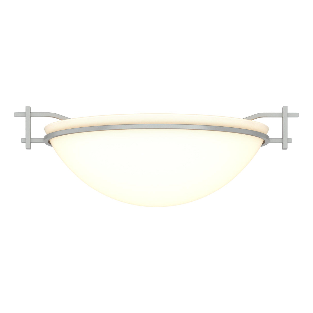 Hubbardton Forge 2002 Vintage Platinum Opal Glass (GG) Moonband Semi-Flush