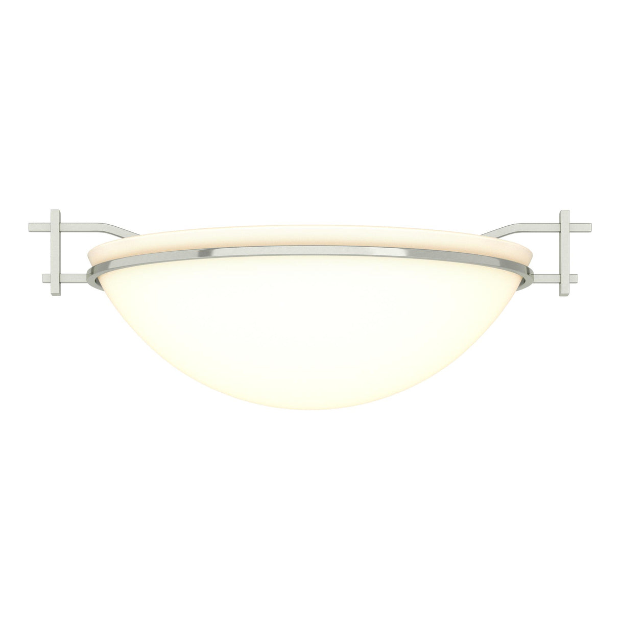 Hubbardton Forge 2002 Sterling Opal Glass (GG) Moonband Semi-Flush