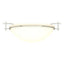 Hubbardton Forge 2002 Sterling Opal Glass (GG) Moonband Semi-Flush