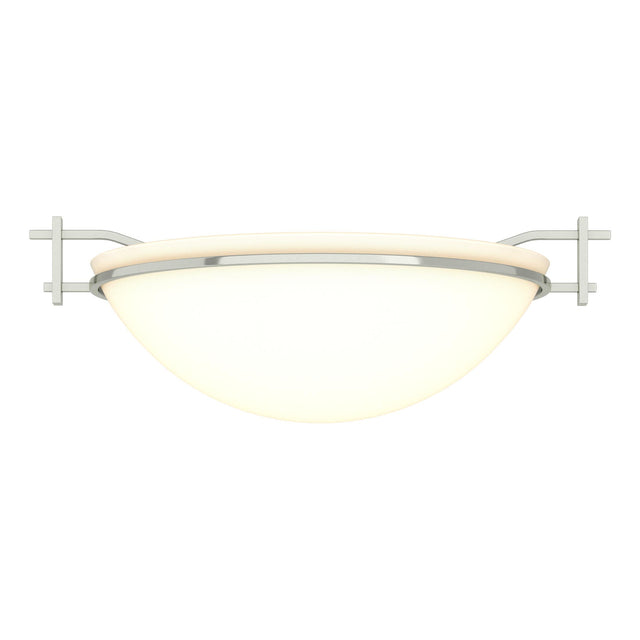 Hubbardton Forge 2002 Sterling Opal Glass (GG) Moonband Semi-Flush